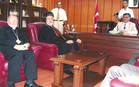 Beim Bürgermeister von Adiyaman Mr. Necip Büyükaslan 2005