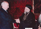 Patriarch Mor. Ign. Zakka beim Bundespräsident Dr. Rudolf Kirchschläger
