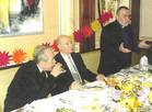 interreligiöse Zusammenkunft in Wien (Aussenminister aD Alois Mock, Präsident der islamischen Gemeinschaft Anas Schakfeh und Chorepiskopus Aydin)